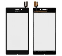 Touch screen (sensor) for Sony D2403 Xperia M2 Aqua, Black, Original (China)